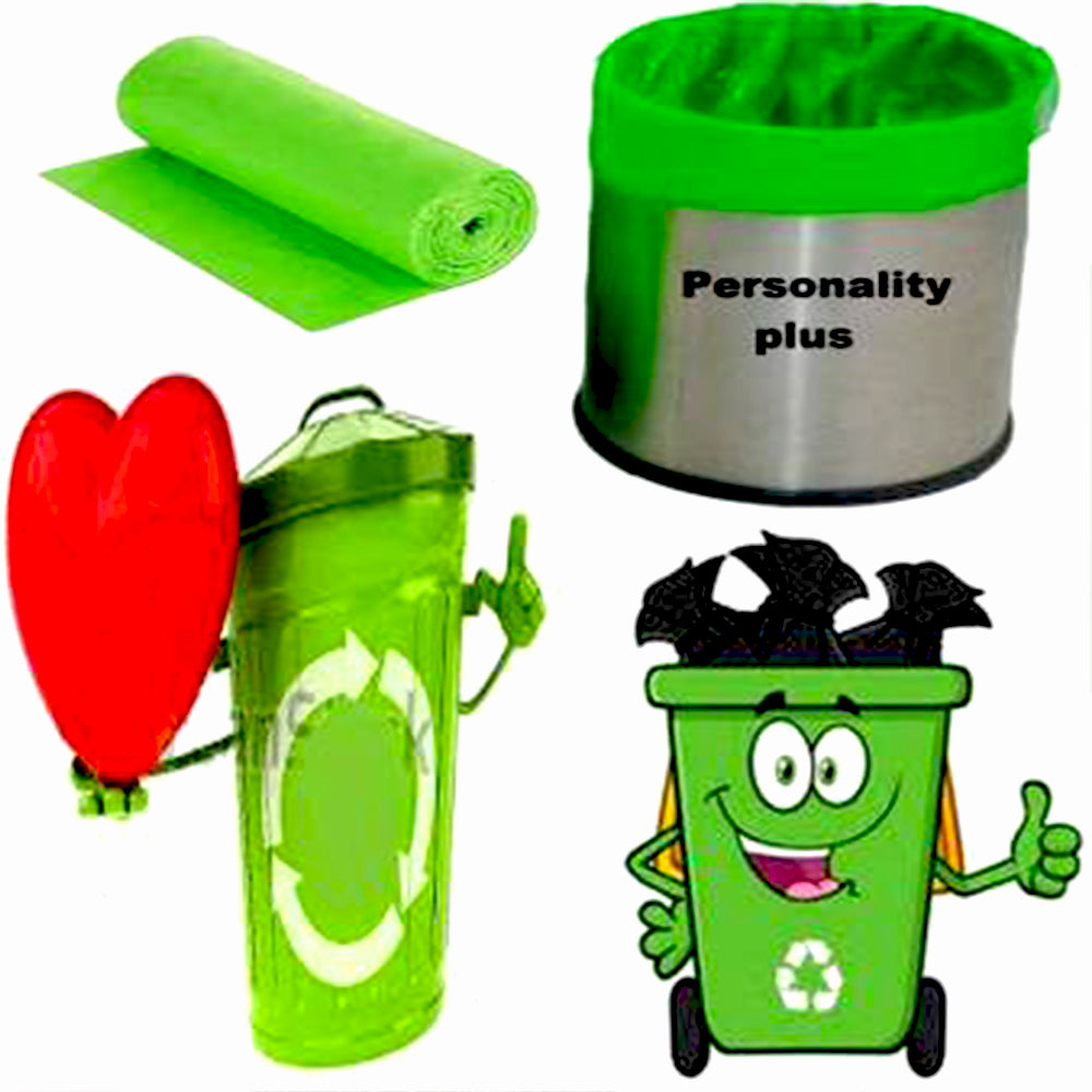 Bio-degradable Eco Friendly Garbage / Trash Bags Rolls (24x32 Cm / 1 Pc / Mix Color) Bio-degradable Eco Friendly Garbage / Trash Bags Rolls (24x32 Cm / 1 Pc / Mix Color)